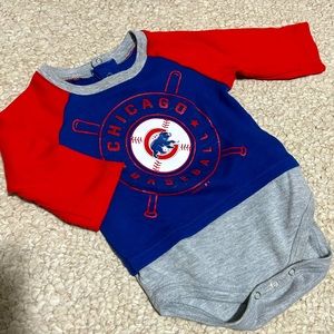 Chicago Cubs Baseball onesie
